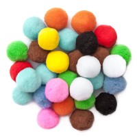 Акриловые помпоны,5см, 30шт                       