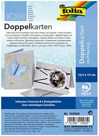 Заготовки для открыток+конверты5шт,10,5х15см      