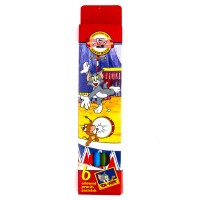 Комплект Цветных Карандашей 6Шт "Tom&Jerry"       