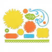 -50% Thinlits Die Set 13Pk - Daisy Bouquet By Brend