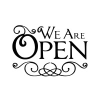 Шаблонd Cm.20X15 We Are Open