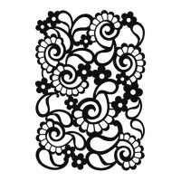 Background Stencil "Paisley Small" Ca. 13,5X20 Cm