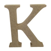 Mdf Letter Blank  K