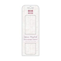 First Edition Fsc Deco Mache  White Wood