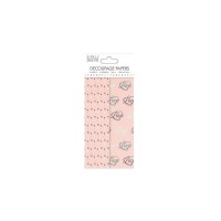Simply Creative Decoupage Paper  Sweet Hearts
