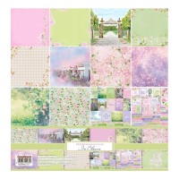 Scrapbooking paper set 12"*12" In Bloom 190 gsm (1