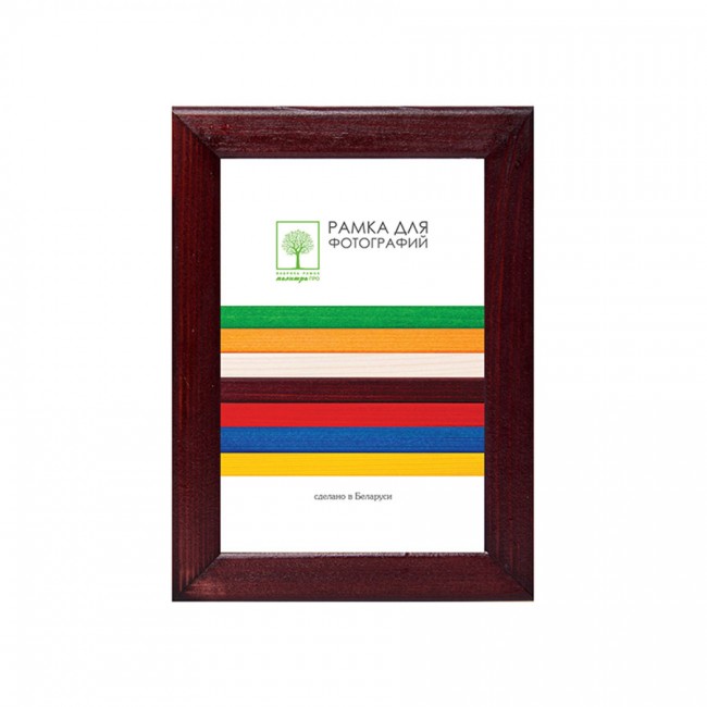Wooden frame with glass 13х18 D18KL/1812 (bordeaux)
