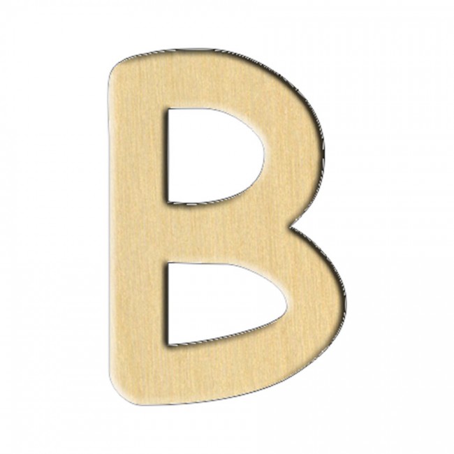 Wooden pc. for art 224 "Letter B (eng.)" 4,7х7 cm