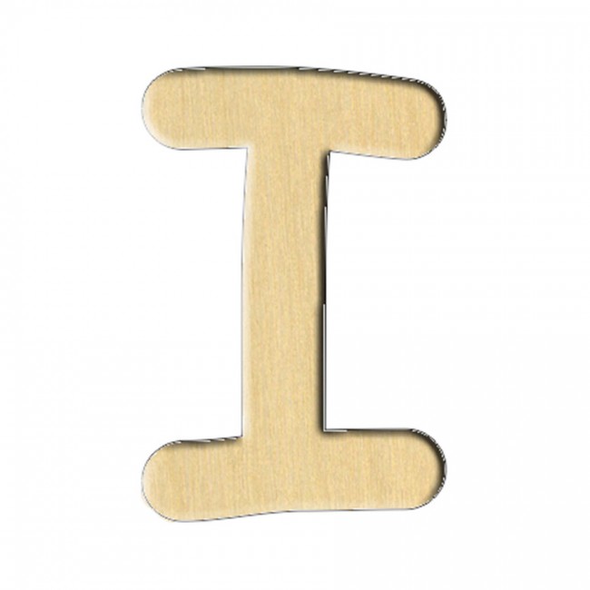 Wooden pc. for art 231 "Letter I (eng.)" 4,7х7 cm