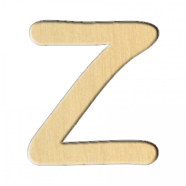 Wooden pc. for art 248 "Letter Z (eng.)" 6,3х7 cm