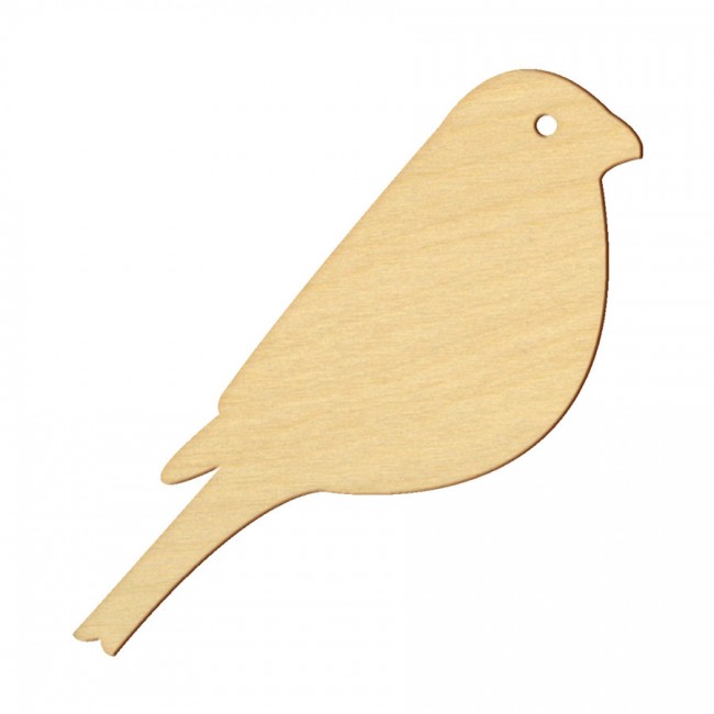 Wooden pc. for art 346 "Bullfinch" 4х10,5 cm