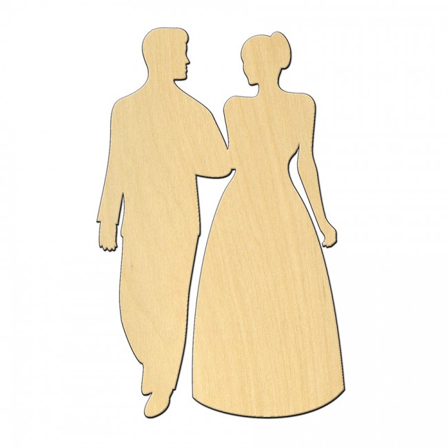 Wooden pc. for art 515 "Couple" 7х11 cm