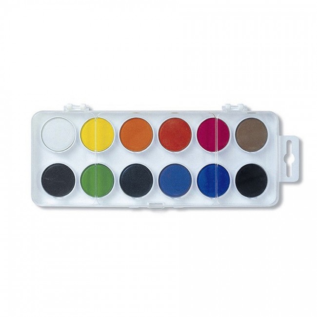 Watercolour KOH-I-NOOR Set 12 Colours In Plastic