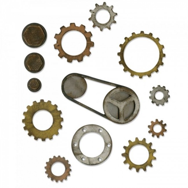 -50% Bigz L Die Industrial by Tim Holtz