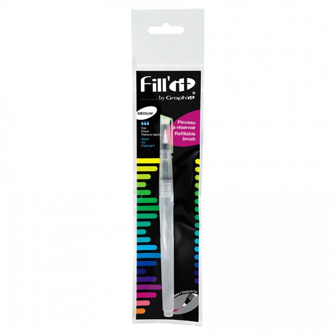 Fill'it - Empty brush with a reservoir - Medium Nib