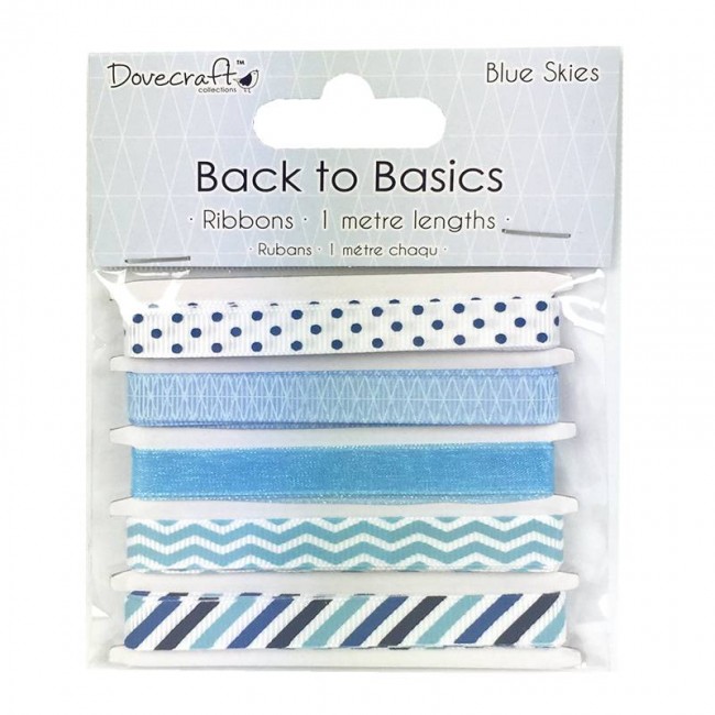 Dovecraft Back to Basics  Blue Skies Ribbons
