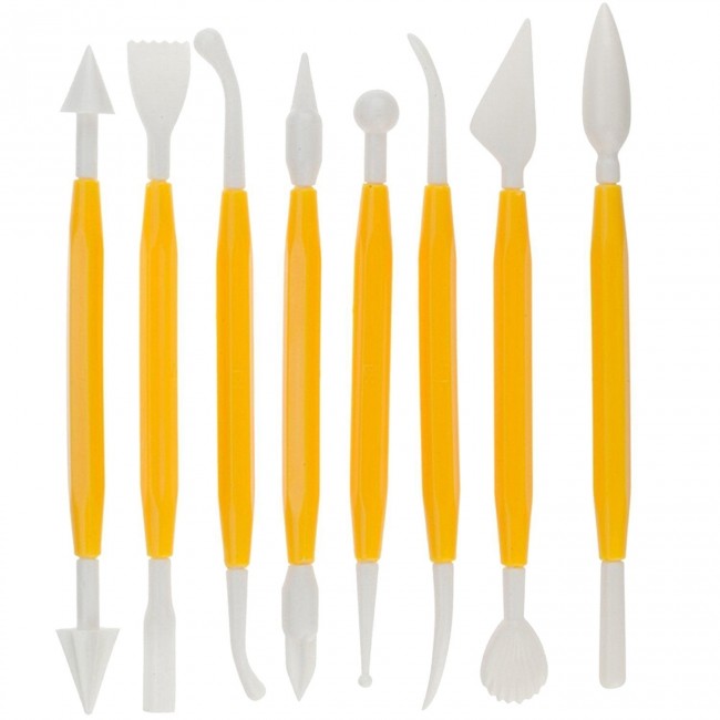 Plastic pottery tool 8pcs/set