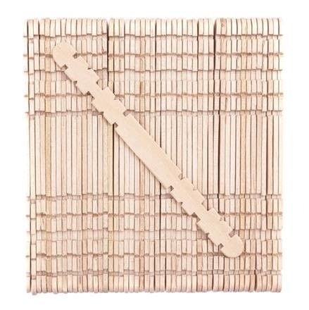 CONSTRUCTION CREATIVE STICKS - NATURAL, 50 PCS