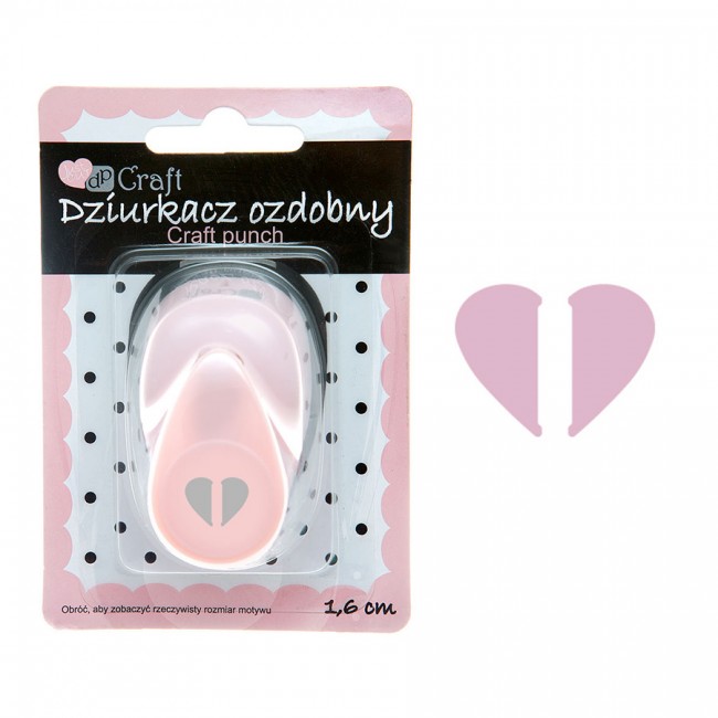 Craft punch 1,6 cm, Heart 2