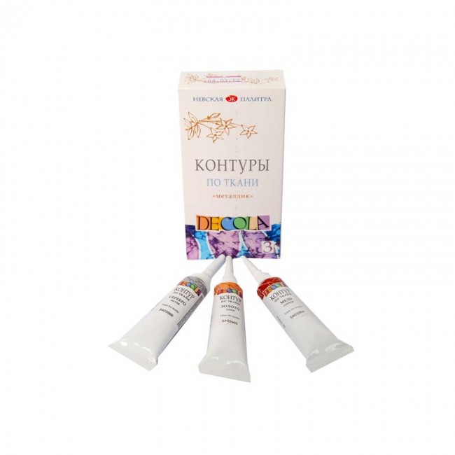 Set Of Outliners - Mettalic 3*18Ml Decola
