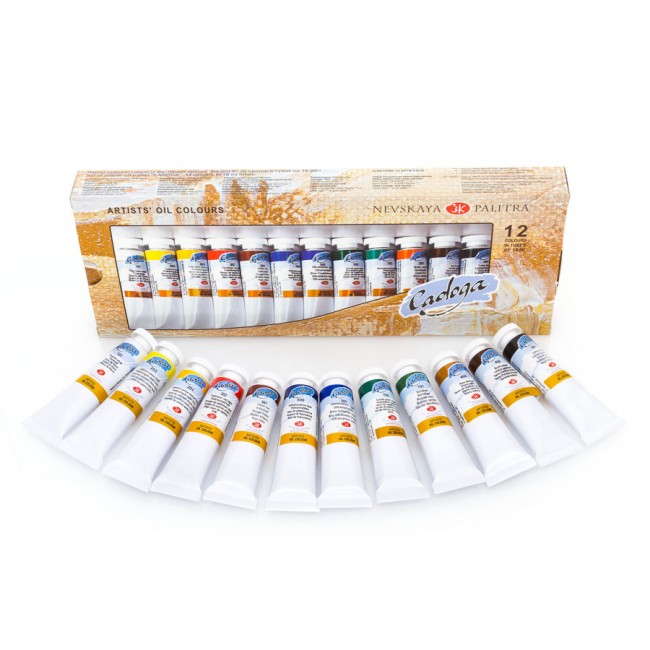 Oil Colour Set "Ladoga" 12X18Ml Cardboard Box