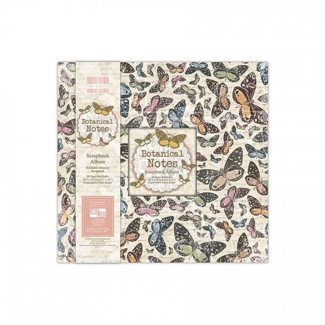 First Edition 12X12 Botanical Notes Scrapbook Albu