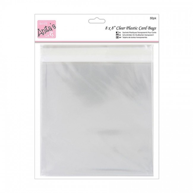 8 X 8'' Bag (50Pk) - 220 X 220Mm (25Mm Lip)