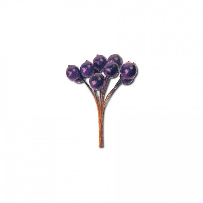 12 Purple Berries Bouquet