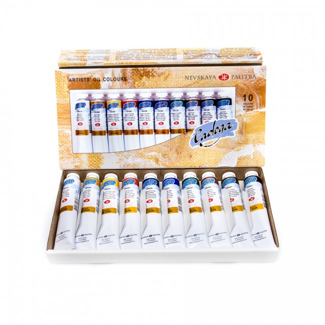 Oil Colour Set 10X46Ml Ladoga