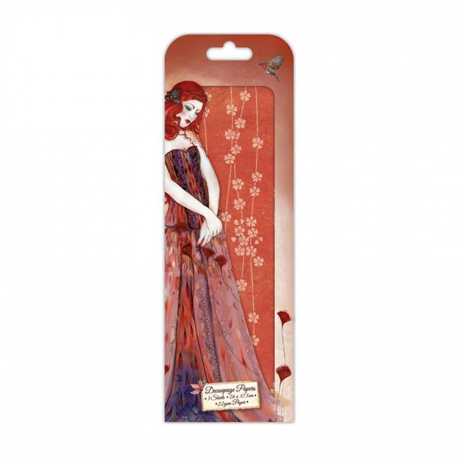 Santoro Willow Fsc Deco Mache Paper - Aurora White