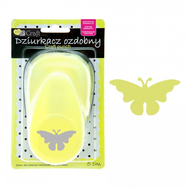 Craft punch 5 cm, Butterfly