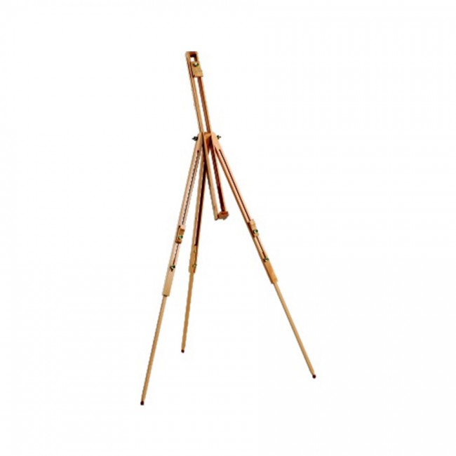 Sketching Easel 96X96X192Cm,Beech Wood,Oilded.1Pc
