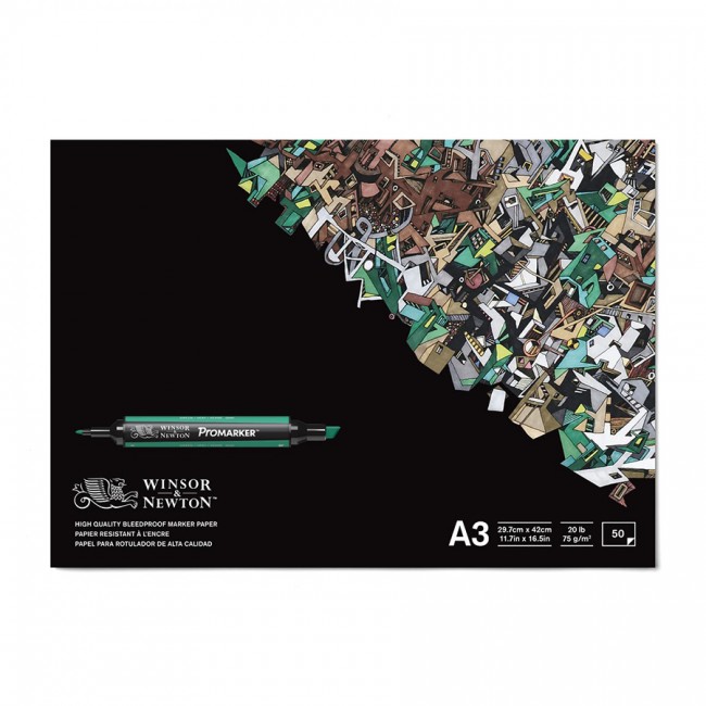 W&N Bleedproof Paper Pad Size A3 (50 Sheets)