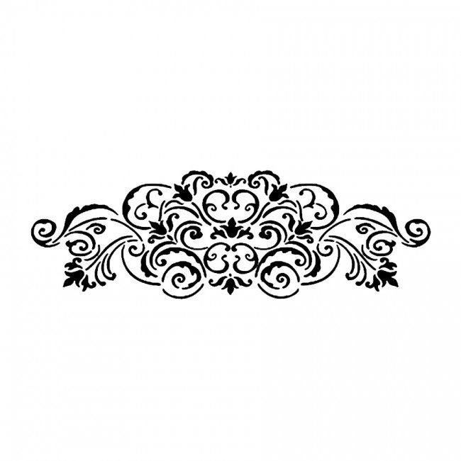 Stencil B Cm. 38X15 Classique Volute