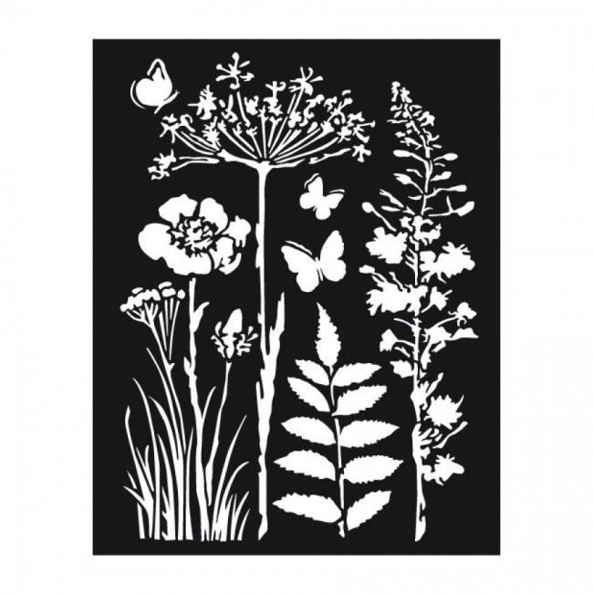 Thick Stencil Cm. 20X25/0.5 Mm Nature