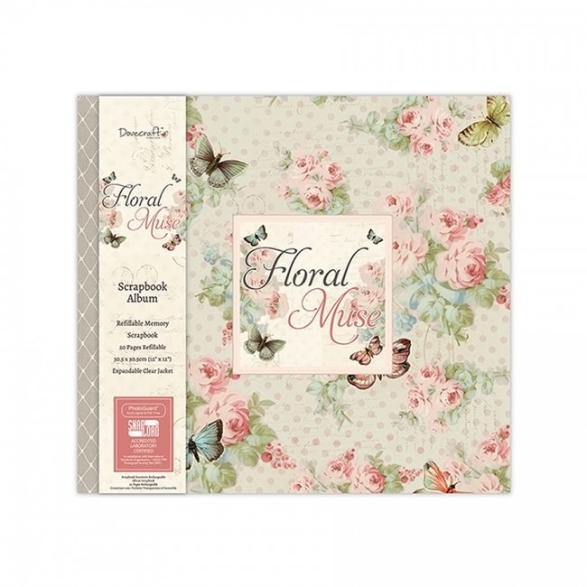 Dovecraft Floral Muse 12X12 Album