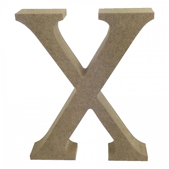 Mdf Letter Blank  X