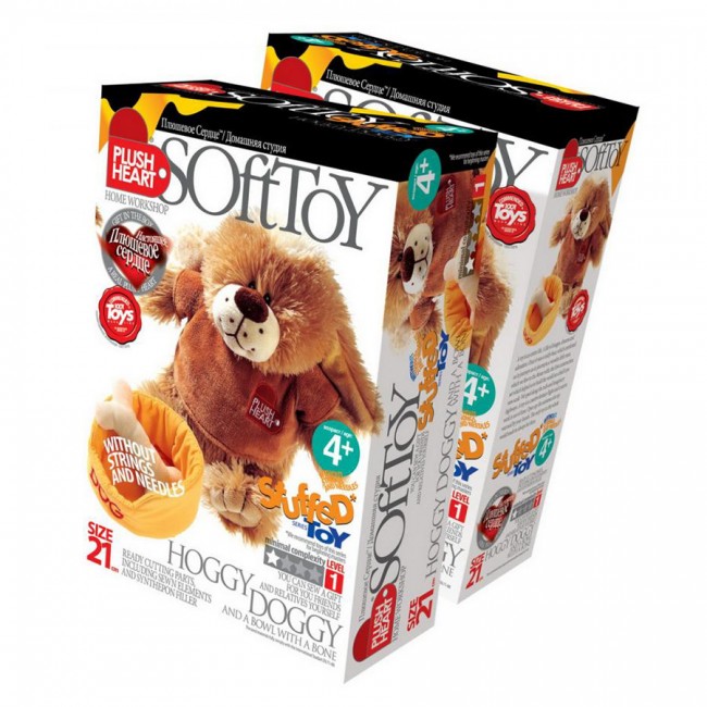 457054Е The Set Plush Heart «Hoggy Doggy»