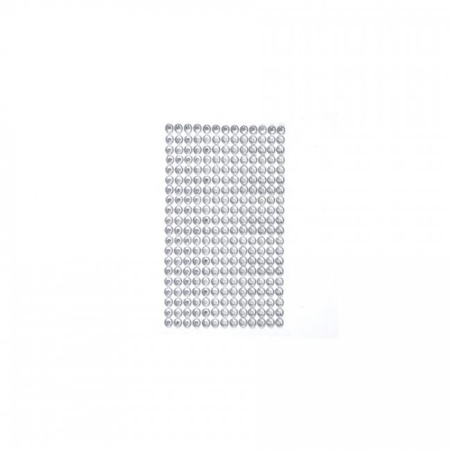 Adhesive Stones 6Mm, 260 Pcs. Crystal
