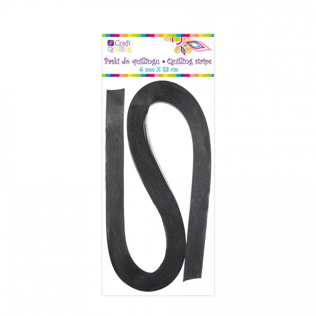 Quilling Strips 6 Mm - Grey, 100 Pcs