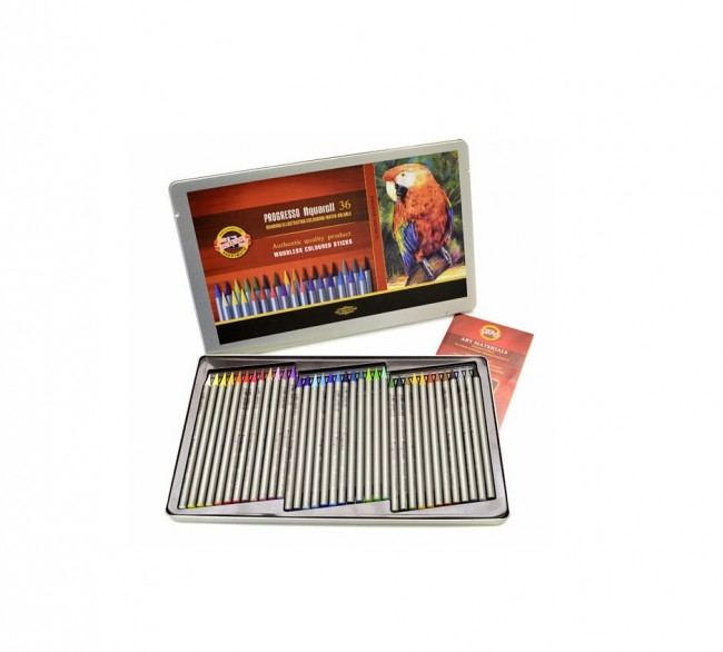 set of woodless aquarell coloured pencils 8785 36