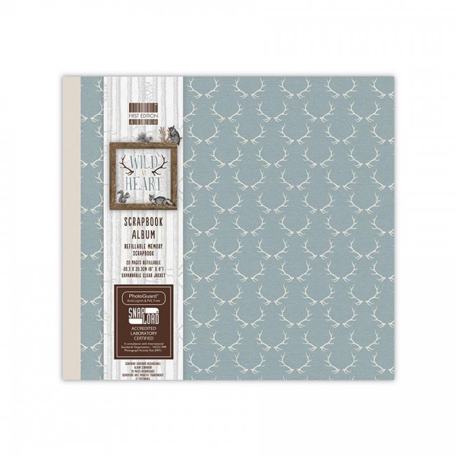 First Edition 8X8  Wild At Heart Scrapbook Album