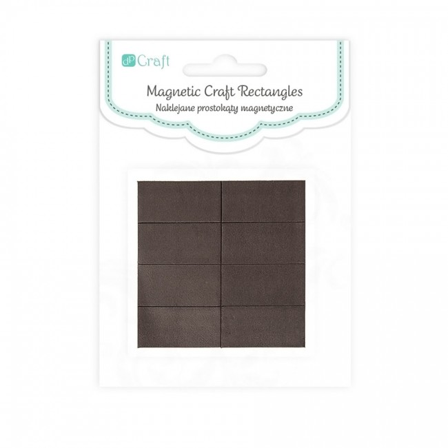Magnetic Craft Rectangles - 1,27 Cm X 2,5 Cm, 12 P
