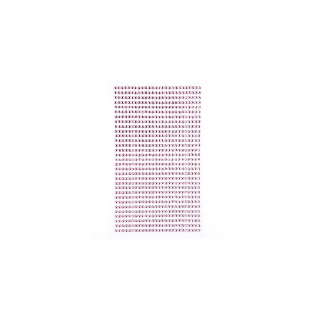 Adhesive Stones 3Mm, 806 Pcs. Light Pink