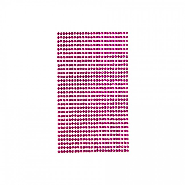 Adhesive Stones 3Mm, 806 Pcs. Fuchsia