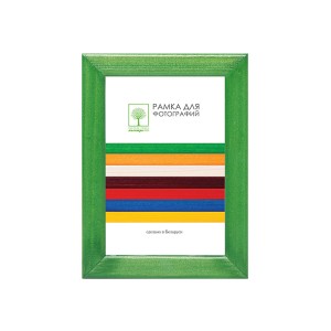 Wooden frame with glass 15х21 D8KL/3741 (green)