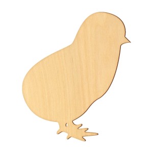 Wooden pc. for art 386 "Chicken" 6,5х8 cm