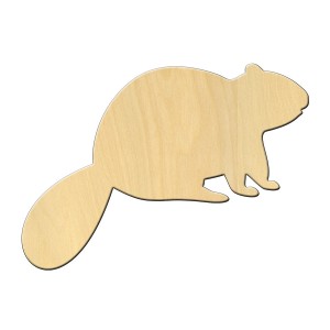 Wooden pc. for art 462 "Beaver" 15*11 cm