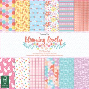 Dovecraft Blooming Lovely 8x8 Paper Pack FSC