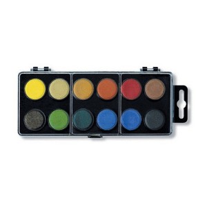Watercolour KOH-I-NOOR Set 12 Colours In Plastic